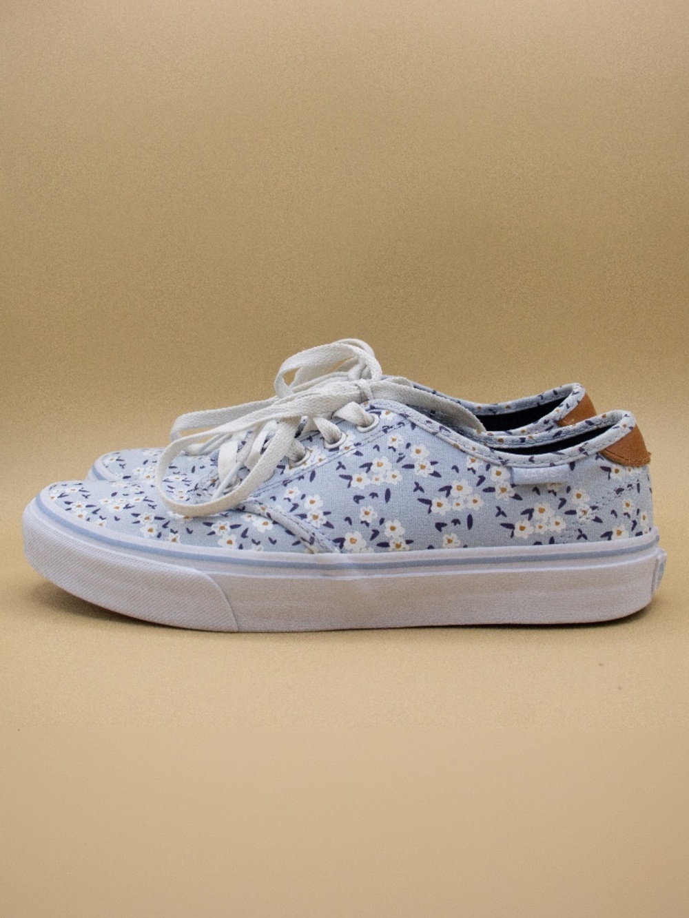 Vans Camden Deluxe Ditsy Blue Floral Print Shoes Women's Size 7.5